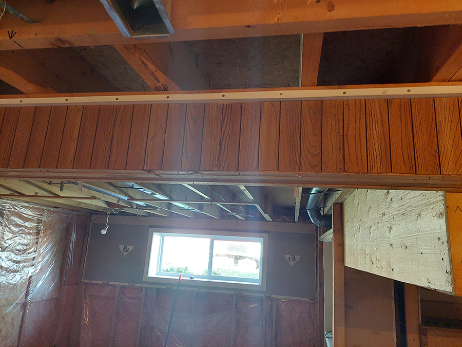 wall panel removal Calgary basement renovation contractor July 26,2023